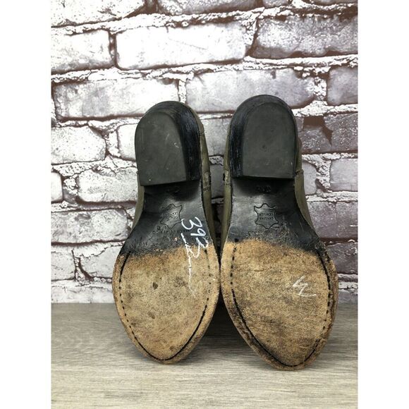 Baske California Green Western Zip Pointed Toe Heel Boots Women Sz 7.5M US/38EU - Picture 16 of 16